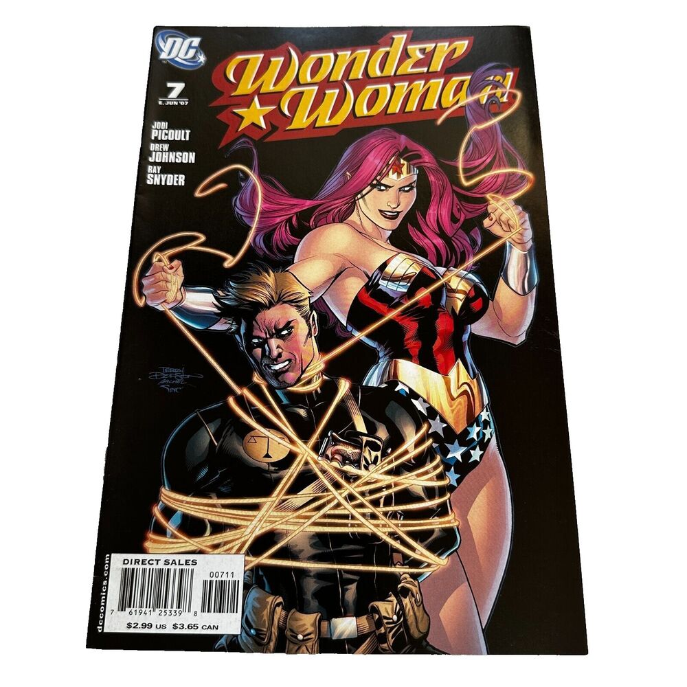 Wonder Woman‎ #7 DC Comics 2007 Jodi Picoult Drew Johnson Ray Snyder